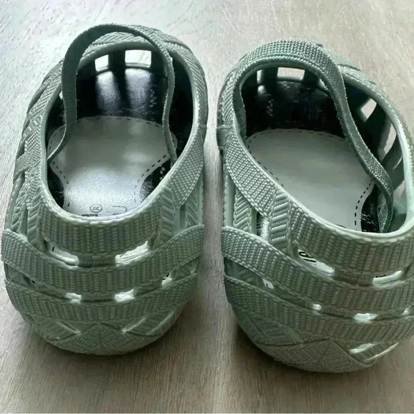 Mini Melissa x Jason Wu Kids baby toddler  Mint Green Ballet Flats Size 6 - Picture 4 of 7